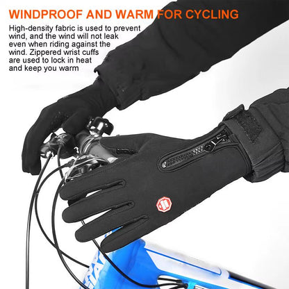 Rechargeable USB Heated Gloves - Waterproof Touchscreen Winter Gloves for Cycling & Outdoor