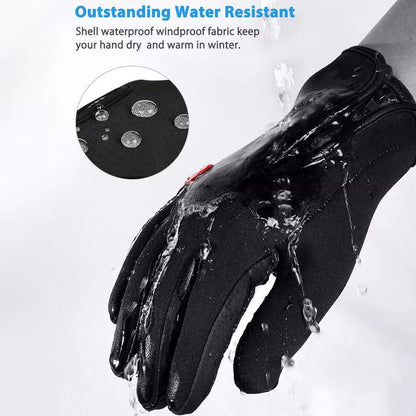 Rechargeable USB Heated Gloves - Waterproof Touchscreen Winter Gloves for Cycling & Outdoor